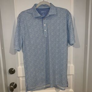 johnnie-O Men’s Printed Mesh Performance Polo